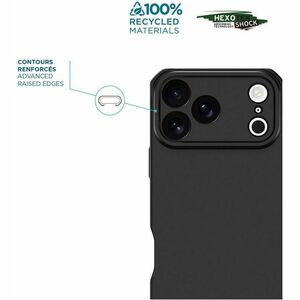 Coque MOBILIS SPECTRUM_R Durci - pour Apple Smartphone - Noir - Solide - Résistant aux Bactéries, Résistant aux chocs, Rés