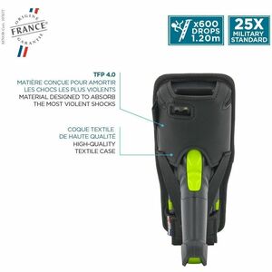 Sacoche de transport MOBILIS Activ + Pack Zebra Terminal Portable - Noir - Résistant aux chocs, Résistant aux chocs, Absor