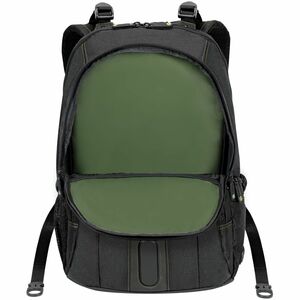 Targus Spruce EcoSmart TBB013AP 便携包 (背包) 用于 39.6 cm (15.6") 笔记本电脑, 附件 - 黑 - 涤纶, 塑料 Body - 肩带, 手柄 - 374.7 毫米 高度 x 260.3 毫米 