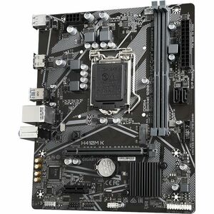 GIGABYTE Ultra Durable H410M K Desktop Motherboard - Intel H470 Chipset - Socket LGA-1200 - Micro ATX - Core i9, Pentium, 