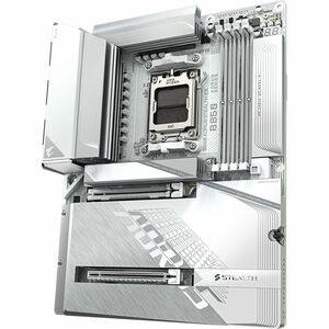 Aorus STEALTH B850 A STEALTH ICE Gaming Desktop Motherboard - AMD B850 Chipset - Socket AM5 - ATX - Ryzen 7 Processor Supp