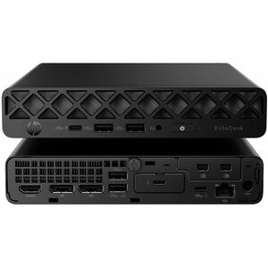 HP EliteDesk 8 G1a Desktop Computer - AMD Ryzen 5 220 - 16 GB - 512 GB PCI Express NVMe 4.0 x4 SSD - Mini PC - Jack Black 
