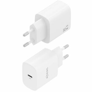 CARGADOR GAN 30W USB-C PD3.0 BLANCO