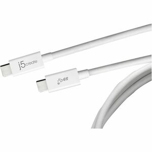 j5create 70.10 cm Coaxial Data Transfer Cable - First End: 1 x USB 3.1 type c - male - Second End: 1 x USB 3.1 type c - ma