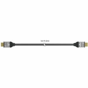 j5create JDC53 2 m HDMI A/V Cable - 1 - Cable for PlayStation 5, Xbox, Xbox Series X, Media Player, Phone, Soundbar, A/V R