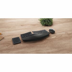 Incase Designed by Microsoft Sculpt Ergonomic Desktop Keyboard & Mouse - Wireless Keyboard - Wireless Mouse - BlueTrack - 