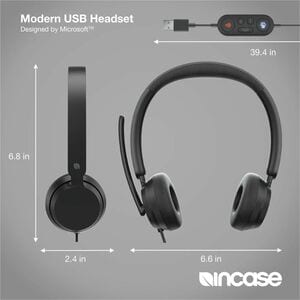 Modern USB Headset Black