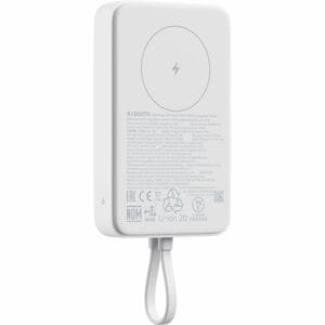 Xiaomi WPB1007MI Power Bank - White - Lithium Ion (Li-Ion) - 10000 mAh - 33 W - 3 A, 2.50 A, 2 A - 5 V DC, 9 V DC, 11 V DC