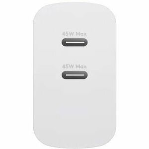 dbramante1928 ApS RE-CHARGE 45 W AC Adapter - 2 USB Type-C - For USB Type C Device - Europe - White