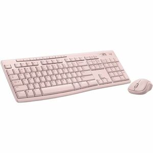 Logitech MK270 Wireless Keyboard and Mouse Combo - USB Wireless RF 2.40 GHz Keyboard - English - Rose - USB Wireless RF Mo