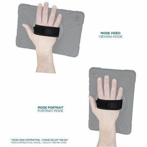 Sacoche de transport MOBILIS Durci Samsung Galaxy Tab Active5 Pro, Galaxy Tab Active4 Pro Tablette - Noir - Absorbe Les Ch