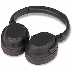 LINDY LH500XW+ Kabel/Kabellos Kopfbügel, Über das Ohr, Auf den Ohren Stereo Headset - Schwarz - Binaural - Geschlossen - 2