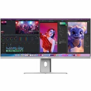 ALOGIC Edge 40" Ultrawide WQHD LCD Monitor with 90W PD, Silver, HDMI cable, USB-C cable, Power Adaptor