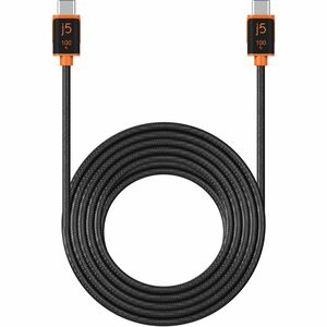 j5create JUCX25L30-N 3 m USB-C Cabo de transferência de dados - 1 - Cable for Tablet, Smartphone, Notebook, Computador sec