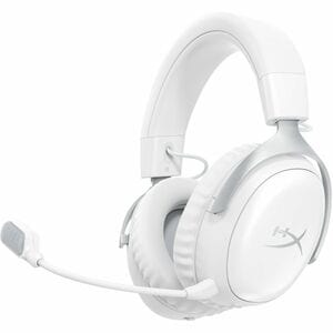 HyperX Cloud III S Wireless Over-the-head, Over-the-ear Stereo Gaming Headset - White - Binaural - Circumaural - 2000 cm -