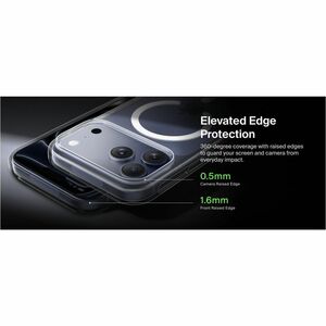 Belkin SheerForce Hülle für Apple iPhone 17 Pro Max Smartphone - Durchsichtig - Glänzend - Sturzsicher, Vergilbungsbeständ