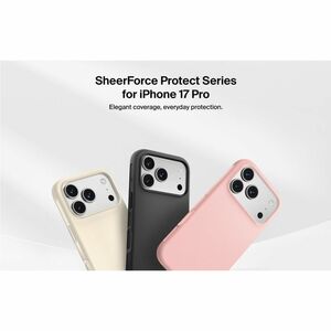 Belkin SheerForce Hülle für Apple iPhone 17 Pro Smartphone - Schwarz - Sturzsicher, Stoßfest, Kratzfest, Stoßsicher, Schla