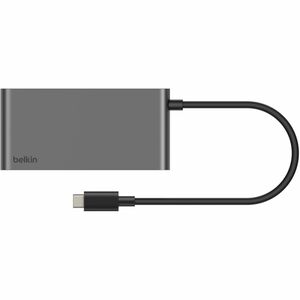 Belkin Connect USB Type C Docking Station for Notebook, Workstation - Charging Capability - Space Gray - Portable - 4K @ 6