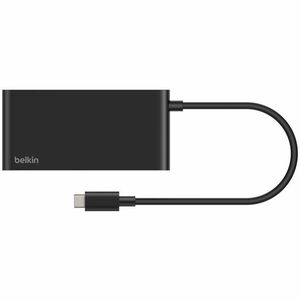 Belkin Connect USB Type C Docking Station for Notebook, Workstation - Charging Capability - Black - Portable - 4K @ 60Hz -