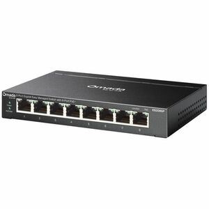 Commutateur Ethernet Omada ES208GP 8 Ports Gérable - Gigabit Ethernet - 10/100/1000Base-T - 2 Couche supportée - 64 W Budg