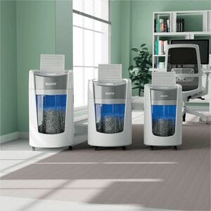 ACCO IQ OptiMax 225 Paper Shredder - Continuous Shredder - Micro Cut - 6 Per Pass - for shredding Paper Clip, Staples, Pap