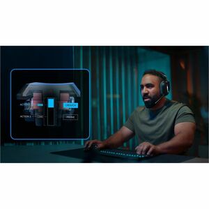 Logitech G G515 RAPID TKL 游戏键盘 - 无数字小键盘 - 电缆 连接 - A 型 USB 接口 - RGB LED - 英文（美国） - QWERTY 布局 - 黑 - 磁力 按键开关 - Windows 10, Wi