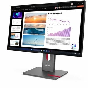 Lenovo ThinkVision P24Q-40 24" Class WQHD LED Monitor - 16:9 - Raven Black - 23.8" Viewable - In-plane Switching (IPS) Tec