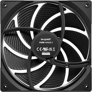 be quiet! Pure Wings 3 3 Pack Cooling Fan - Multimedia System, PC, Radiator - 140 mm Maximum Fan Diameter - 3 x Fan(s) - 1