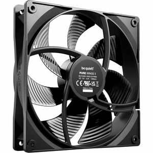 be quiet! Pure Wings 3 3 Pack Cooling Fan - Multimedia System, PC, Radiator - 140 mm Maximum Fan Diameter - 3 x Fan(s) - 9
