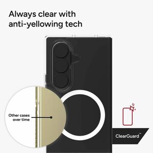 ZAGG Bridgetown Snap Cell Phone Case - For Samsung Galaxy Z Fold7 Smartphone - Clear - Impact Resistant, Scratch Resistant