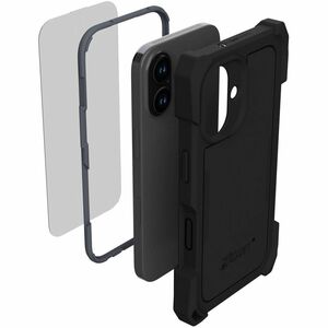 The Joy Factory aXtion Edge for iPhone 17 - For Apple iPhone 17 Smartphone - Textured edges - Black - Shock Proof, Drop Pr
