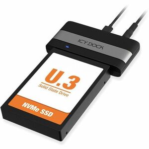 Icy Dock EZ-Adapter Ex MB307U-1VB USB4 to U.2/U.3 NVMe SSD External Adapter