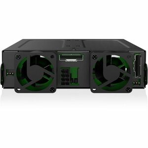 Icy Dock ExpressCage MB324V4P-B Drive Enclosure for 5.25" U.2, U.3, PCI Express NVMe 4.0 - SFF-8654 SlimSAS Host Interface