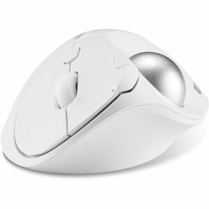 Kensington Pro Fit Ergo TB450 Trackball - Optical - Wireless - Bluetooth/Radio Frequency - 2.40 GHz - White - USB - 1600 d