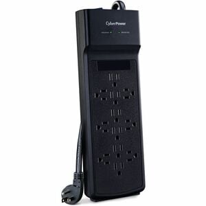 CyberPower CSB1206 Essential 12 - Outlet Surge Protector with 3600 J Surge Suppression - Clamping Voltage 800V, 6 ft Cord,
