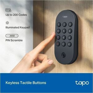 Tapo Smart Wi-Fi Door Lock - Wireless LAN - Bluetooth