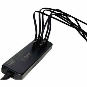 LEBA NoteCharge NCHAR-UC6-20W-SC 120 W Ladestation - 120 W - 5 V Gleichstrom, 9 V DC, 12 V Gleichstrom, 15 V DC, 20 V DC -