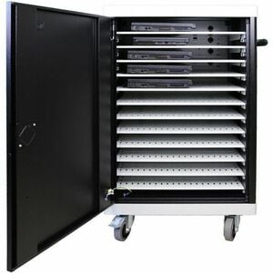LEBA NoteCart Ladeschrank - Bildschirmgröße: Bis zu 17 Zoll (43,18 cm) - 300 kg TragfähigkeitDisplay Type Supported: - 12 