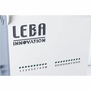 LEBA NoteCart Ladeschrank - Bildschirmgröße: Bis zu 15,60 Zoll (39,62 cm) - 97,40 cm (38,35 Zoll) Höhe x 80 cm (31,50 Zoll