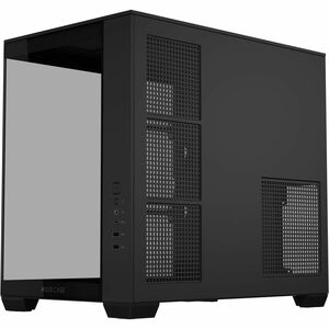 ASUS A32 Black ATX dual-chamber case with panoramic design supporting up to 420mm graphics cards in length 360mm radiators
