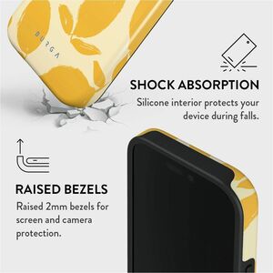 BURGA Case for Apple iPhone 16 Pro Smartphone - Lemon Tart, Lemon - Fade Resistant, Scratch Resistant, Shock Absorbing, Dr