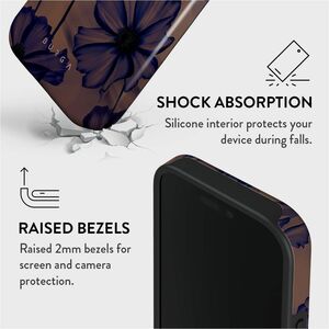 BURGA Case for Apple iPhone 16 Pro Smartphone - Velvet Night design - Fade Resistant, Scratch Resistant, Shock Absorbing, 