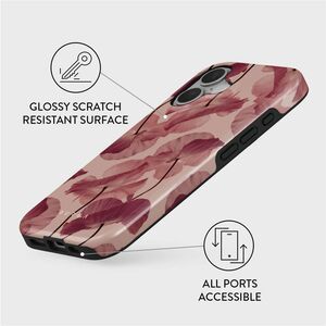 BURGA Case for Apple iPhone 16 Smartphone - Tender Kiss - Scratch Resistant, Shock Absorbing, Drop Resistant, Fade Resista