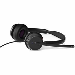 EPOS IMPACT Kabel Kopfbügel, Auf den Ohren Stereo Headset - Schwarz - Microsoft-Teams-Zertifizierung - Binaural - Ohraufli
