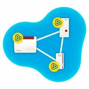 FRITZ! FRITZ!Box 7690 Wi-Fi 7 IEEE 802.11 a/g/n/ac/ax/be Ethernet, Cable, ADSL2+, VDSL, DSL Modem/Wireless Router - Dual B