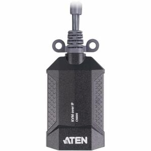 ATEN KVM Switchbox - 1 Remote User(s) - 1920 x 1200 - 1 x Network (RJ-45) - 2 x USB - USB 2.0 - 1 x VGA