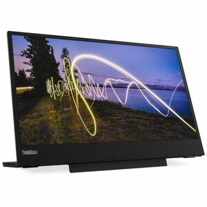 Lenovo ThinkVision M15 16" Class Full HD LED Monitor - 16:9 - Raven Black - 15.6" Viewable - In-plane Switching (IPS) Tech