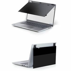 StarTech.com Plastic Anti-glare Privacy Screen Filter - Black - 1 - For 39.6 cm (15.6") Widescreen Notebook - 16:9 - Blue 