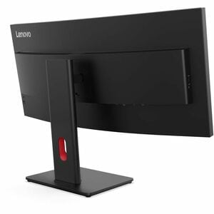 Lenovo ThinkVision T34WD-40 34" Class UW-QHD Curved Screen LED Monitor - 21:9 - Eclipse Black - 34" Viewable - Vertical Al