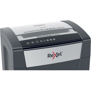 Rexel Momentum XP420+ Paper Shredder - Continuous Shredder - Cross Cut - 20 Per Pass - for shredding Credit Card, Paper, C